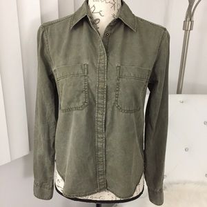 Express Army Green Military Utility  Portofino Top